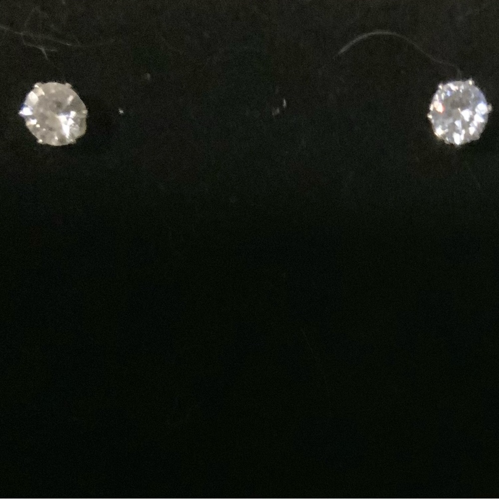 Elegant Silver Stud Earrings